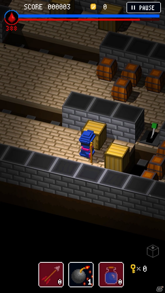 ダンジョン攻略型オールドスタイルアクションRPG「ブロッククエスト」がiOS/Android向けに配信開始の画像10