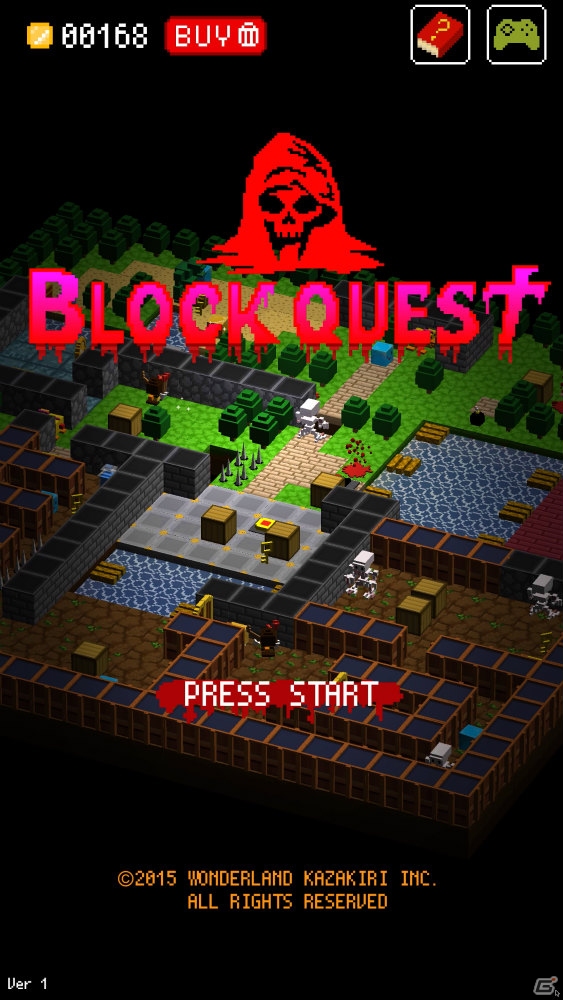 ダンジョン攻略型オールドスタイルアクションRPG「ブロッククエスト」がiOS/Android向けに配信開始の画像2