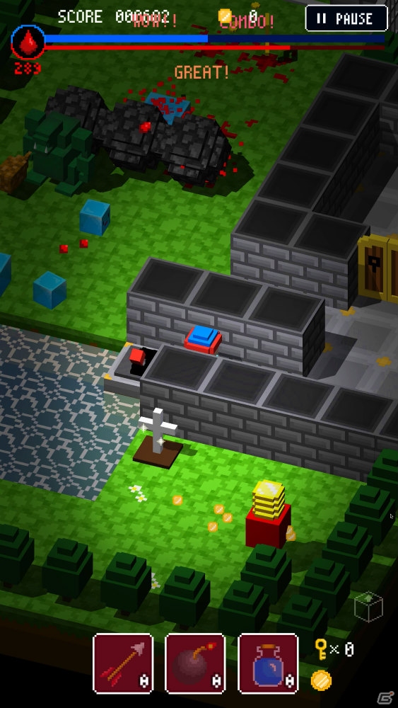 ダンジョン攻略型オールドスタイルアクションRPG「ブロッククエスト」がiOS/Android向けに配信開始の画像3