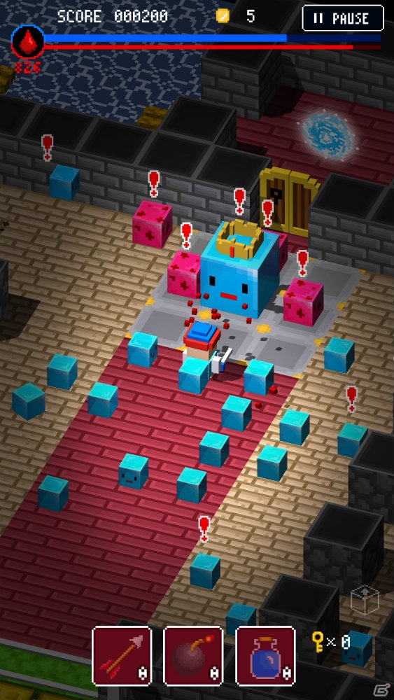 ダンジョン攻略型オールドスタイルアクションRPG「ブロッククエスト」がiOS/Android向けに配信開始の画像4