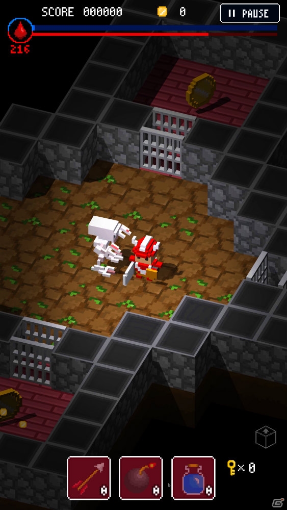 ダンジョン攻略型オールドスタイルアクションRPG「ブロッククエスト」がiOS/Android向けに配信開始の画像9