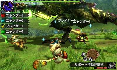 オトモアイルーを自ら操作！3DS「モンスターハンタークロス」の新要素・ニャンターモード＆最新PVが公開！特典の3DS用テーマ入手方法もの画像3
