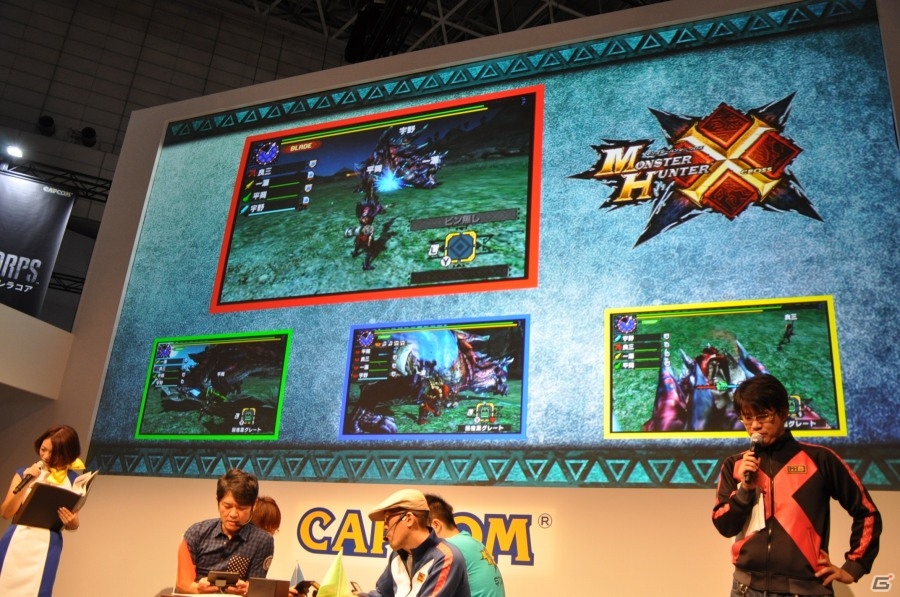 【TGS 2015】3DS「モンスターハンタークロス」スペシャルステージ！アイルーを操作してクエストに挑む「ニャンター」の存在が明らかにの画像16