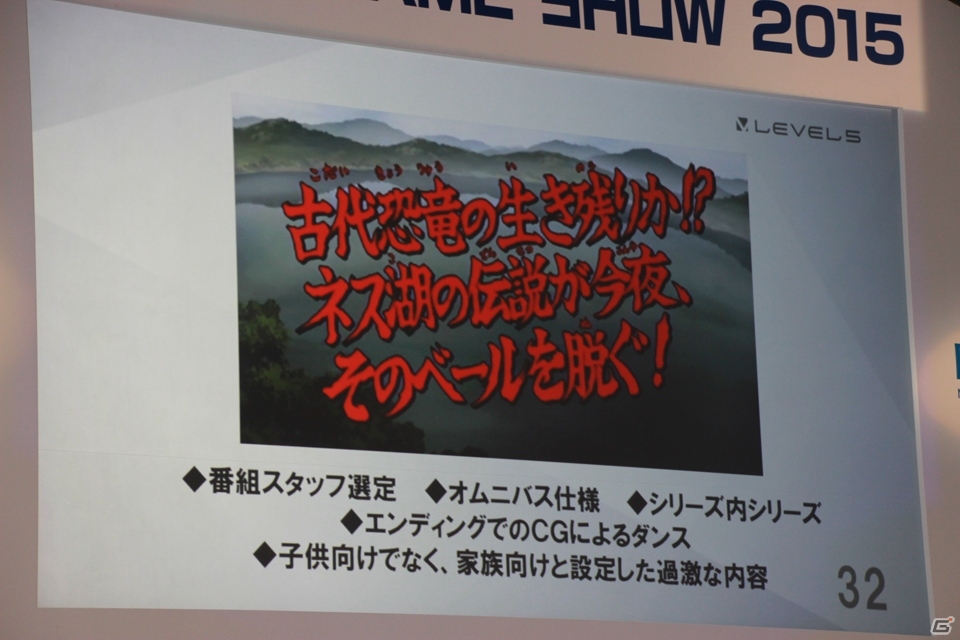 【TGS 2015】レベルファイブの成功を生み出した日野晃博氏の「帝王判断」とは？の画像22