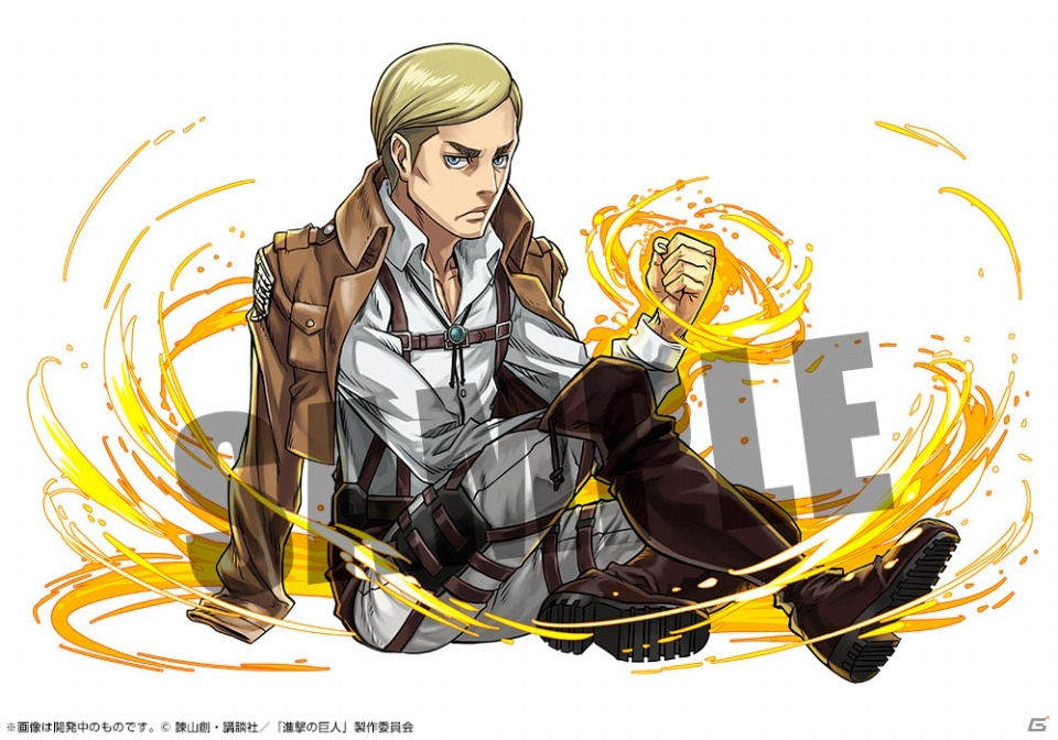 iOS/Android「パズル＆ドラゴンズ」とアニメ「進撃の巨人」とのコラボ内容を発表！エレンやリヴァイと一緒に壁外調査せよの画像12