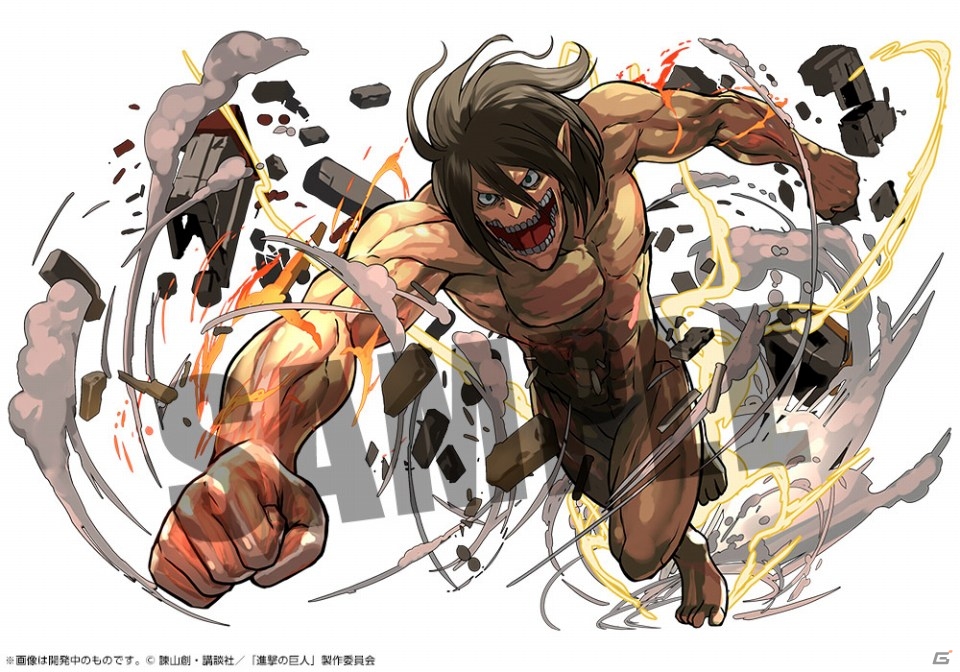 iOS/Android「パズル＆ドラゴンズ」とアニメ「進撃の巨人」とのコラボ内容を発表！エレンやリヴァイと一緒に壁外調査せよの画像3