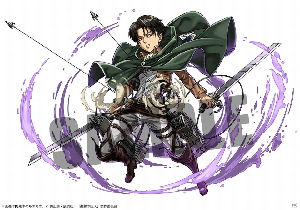 iOS/Android「パズル＆ドラゴンズ」とアニメ「進撃の巨人」とのコラボ内容を発表！エレンやリヴァイと一緒に壁外調査せよの画像4