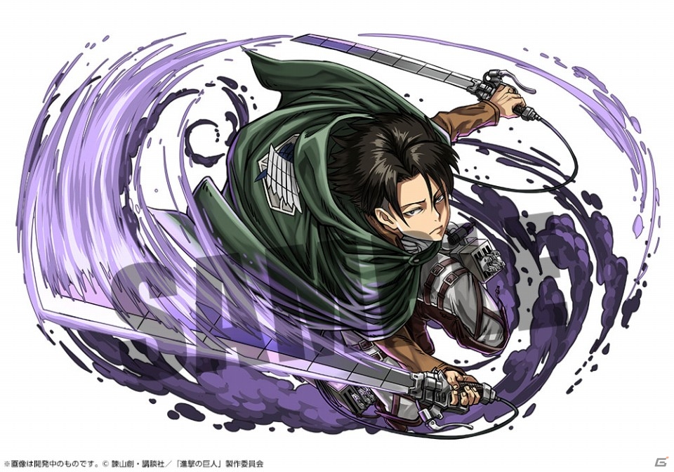 iOS/Android「パズル＆ドラゴンズ」とアニメ「進撃の巨人」とのコラボ内容を発表！エレンやリヴァイと一緒に壁外調査せよの画像5