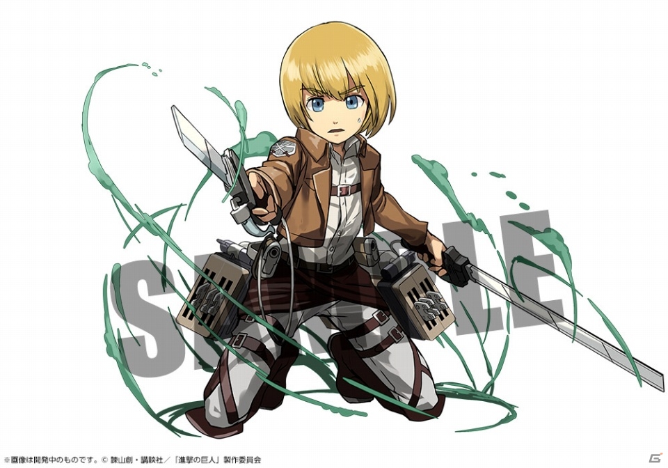 iOS/Android「パズル＆ドラゴンズ」とアニメ「進撃の巨人」とのコラボ内容を発表！エレンやリヴァイと一緒に壁外調査せよの画像8