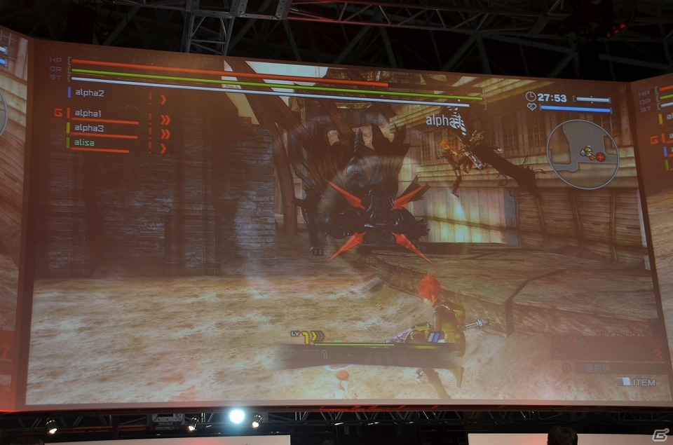【TGS 2015】序盤がまるごとプレイできる体験版が10月上旬に配信決定！阪口大助さんらも出演した「ゴッドイーターステージ‐RESURRECTION‐」をレポートの画像6