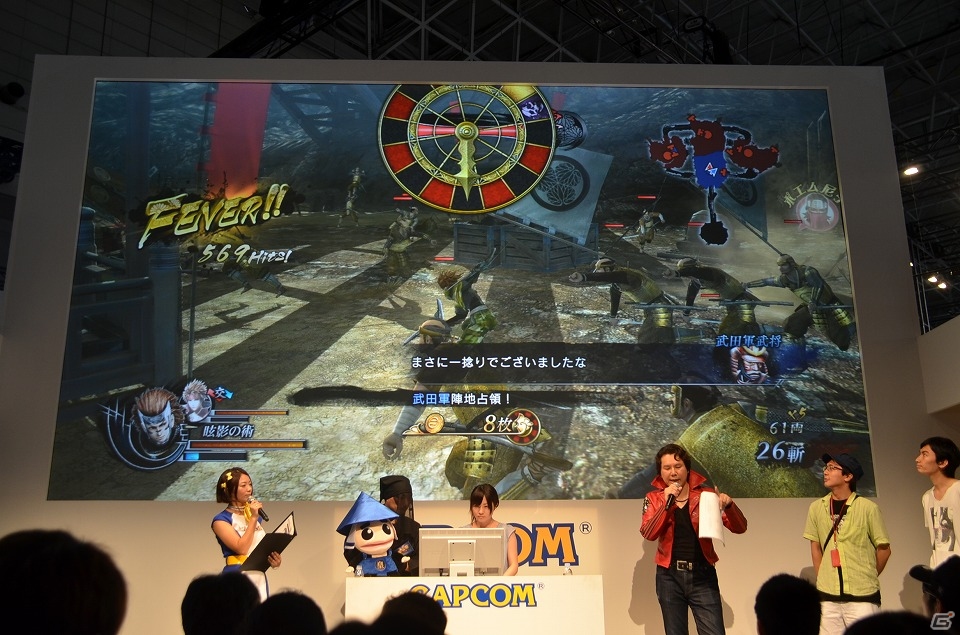 【TGS 2015】ルーレットで狙え、一攫千金！ユーザー参加企画の「天貨メダルチャレンジ」も実施された「戦国BASARA」シリーズスペシャルステージを紹介の画像12