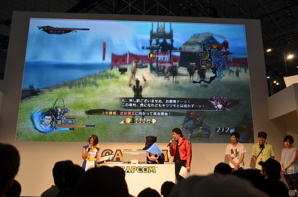 【TGS 2015】ルーレットで狙え、一攫千金！ユーザー参加企画の「天貨メダルチャレンジ」も実施された「戦国BASARA」シリーズスペシャルステージを紹介の画像16