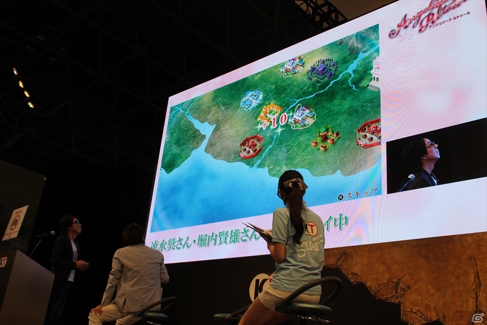 【TGS 2015】速水さん＆堀内さんが生ドラマ＆実機プレイも披露した「アンジェリーク ルトゥール」スペシャルステージの画像13