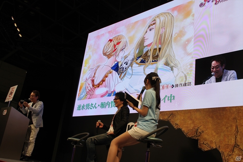 【TGS 2015】速水さん＆堀内さんが生ドラマ＆実機プレイも披露した「アンジェリーク ルトゥール」スペシャルステージの画像18