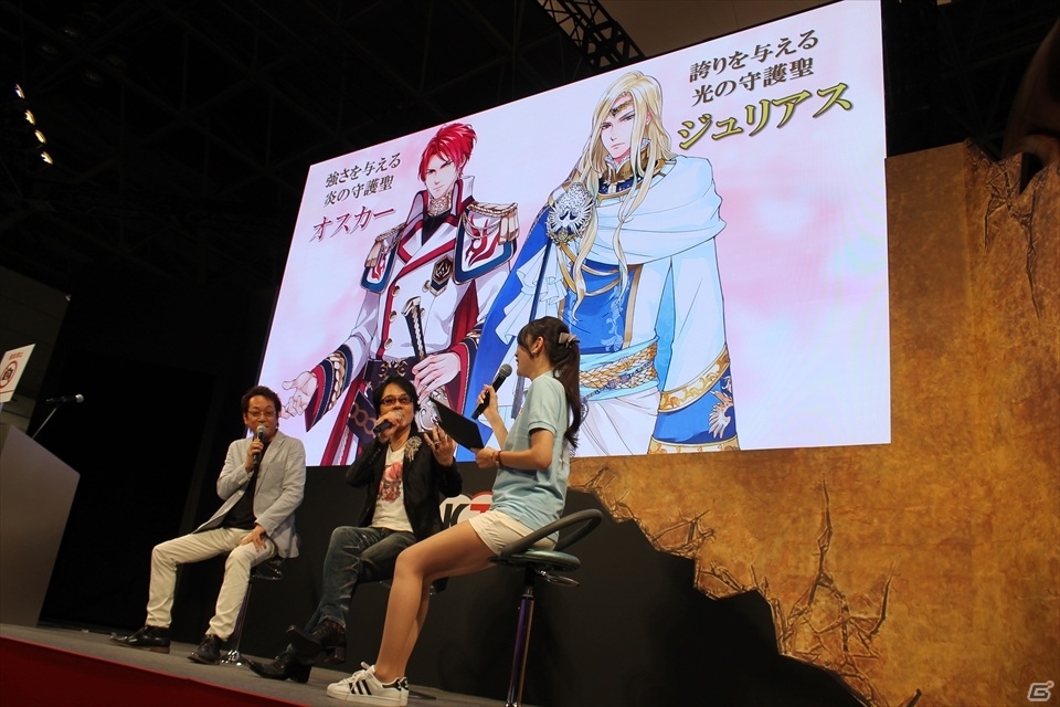 【TGS 2015】速水さん＆堀内さんが生ドラマ＆実機プレイも披露した「アンジェリーク ルトゥール」スペシャルステージの画像4