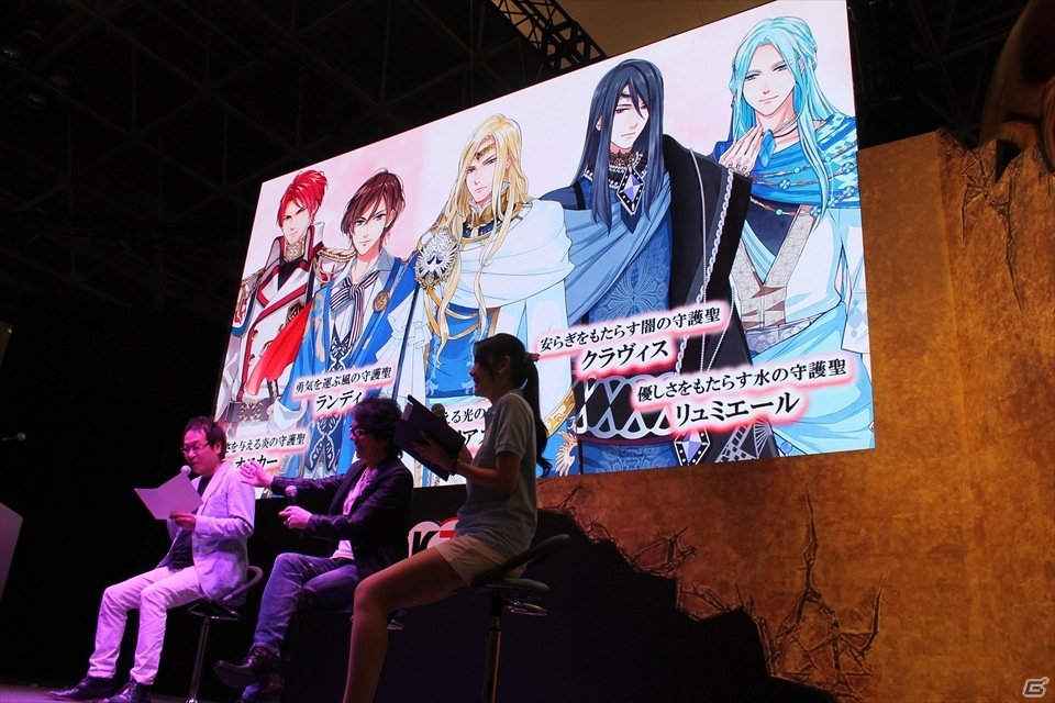 【TGS 2015】速水さん＆堀内さんが生ドラマ＆実機プレイも披露した「アンジェリーク ルトゥール」スペシャルステージの画像6