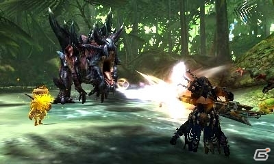 【TGS 2015】3DS「モンスターハンタークロス」を試遊レポート！大剣＋ブシドースタイルでディノバルドの尻尾切りに挑むの画像10