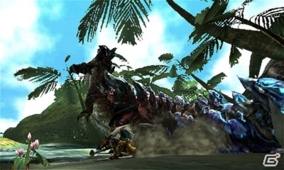 【TGS 2015】3DS「モンスターハンタークロス」を試遊レポート！大剣＋ブシドースタイルでディノバルドの尻尾切りに挑むの画像11