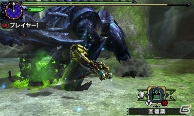 【TGS 2015】3DS「モンスターハンタークロス」を試遊レポート！大剣＋ブシドースタイルでディノバルドの尻尾切りに挑むの画像3