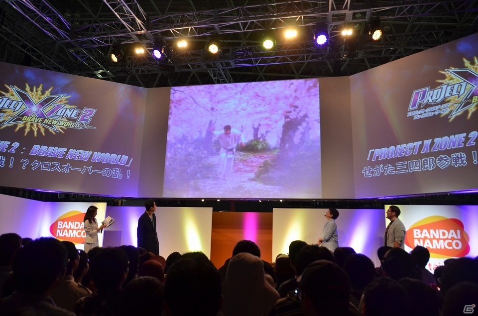 【TGS 2015】「プロジェクト クロスゾーン2」のイベントステージにせがた三四郎が参戦！新たな参戦キャラクターによるデモプレイも披露の画像7