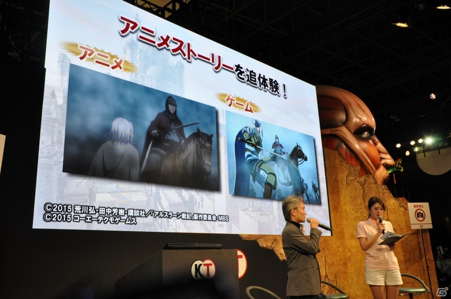 【TGS 2015】小林裕介さんから名前入り直筆サインが手渡し！体験版配信も発表された「アルスラーン戦記×無双」ステージの画像4