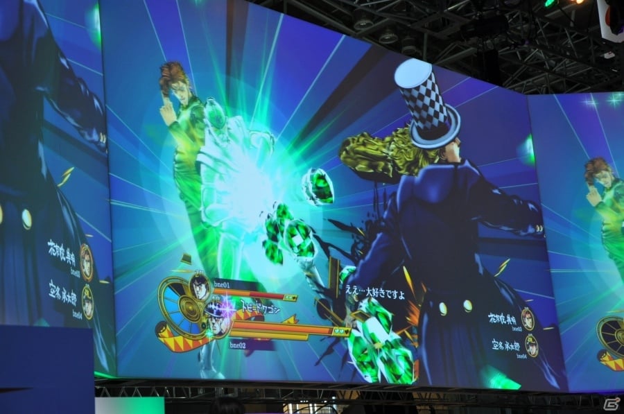 【TGS 2015】上田燿司さんと共に4人対戦！PS4/PS3「ジョジョの奇妙な冒険　アイズオブヘブン」ステージをレポートの画像25