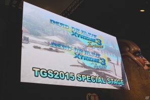 【TGS 2015】PlayStation VRにも対応！ゲーム本編への出場権のかかった総選挙結果も発表された「DEAD OR ALIVE Xtreme 3」スペシャルステージの画像1