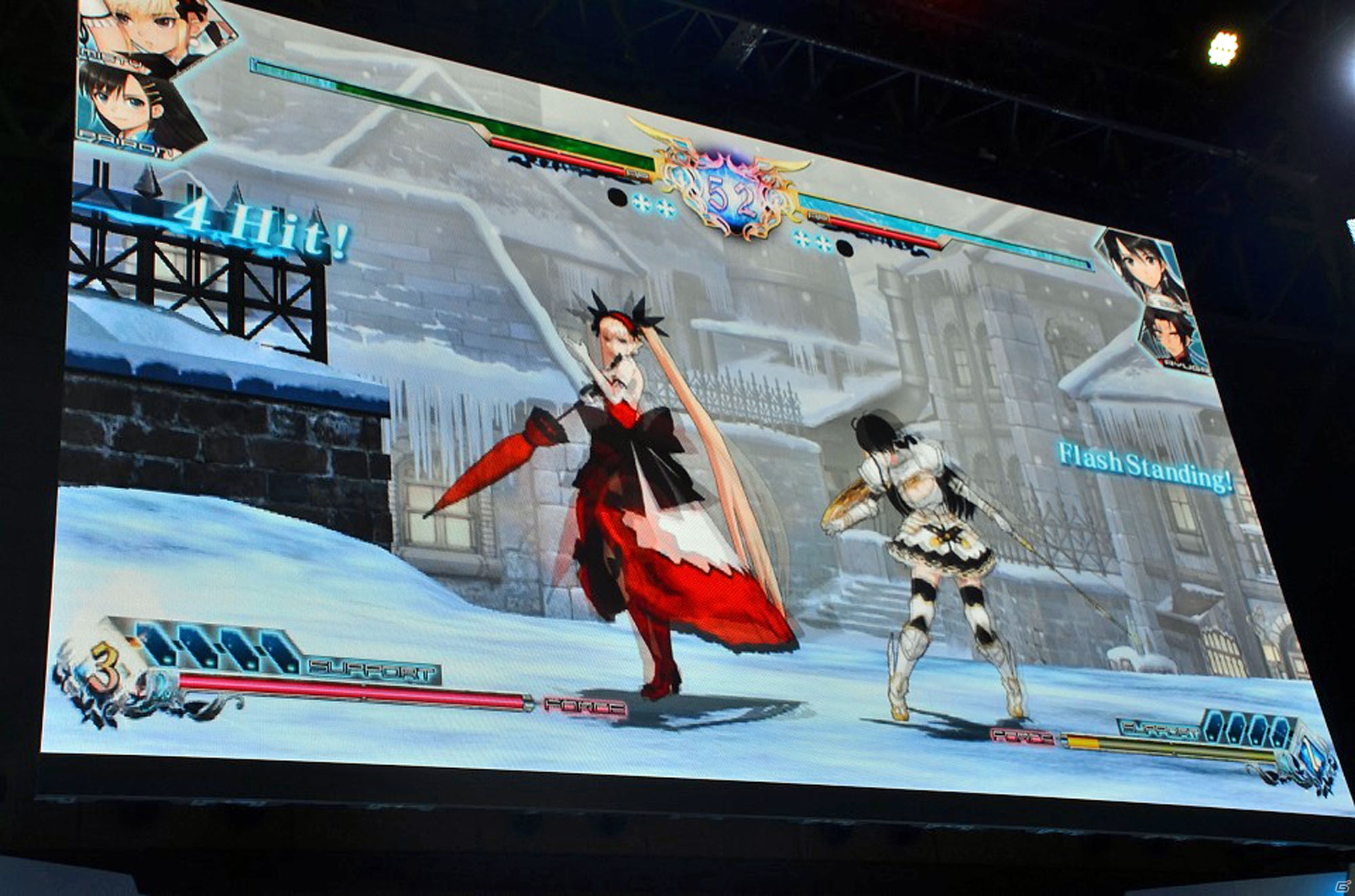 【TGS 2015】ミスティは魔方陣を設置して戦うトリッキーなキャラ！歌を操るソニアの実機プレイ映像も公開された「ブレードアークス from シャイニング」ステージの画像4