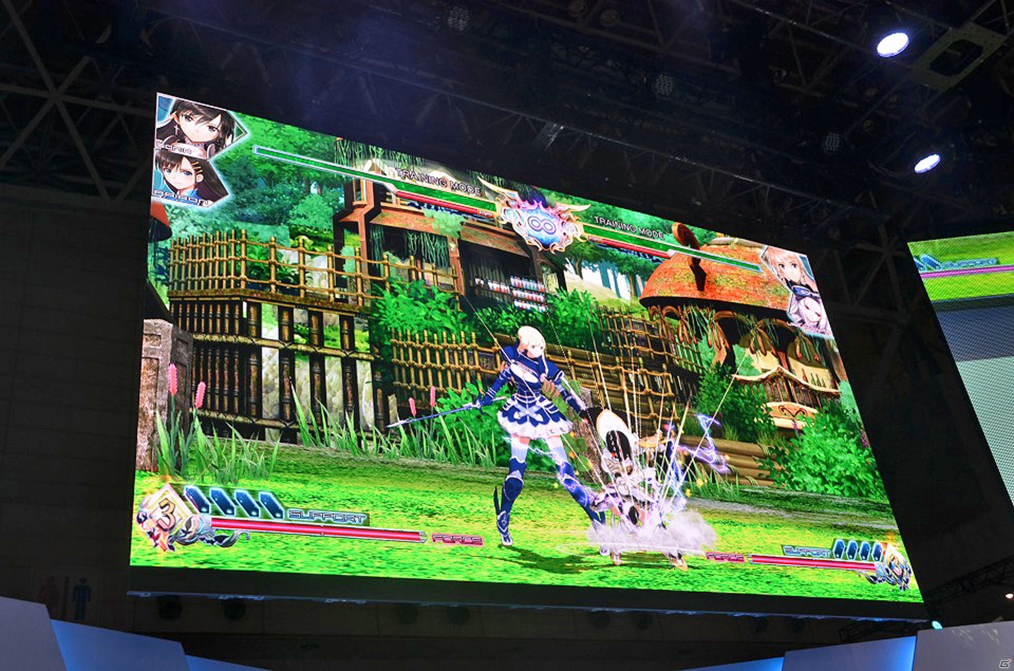【TGS 2015】ミスティは魔方陣を設置して戦うトリッキーなキャラ！歌を操るソニアの実機プレイ映像も公開された「ブレードアークス from シャイニング」ステージの画像8