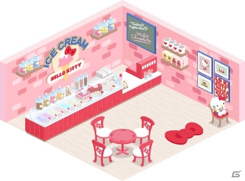 iOS/Android「ハローキティ アイスライフ」チャレンジイベント「ハローキティ NY スタイルカフェ」が開催の画像4