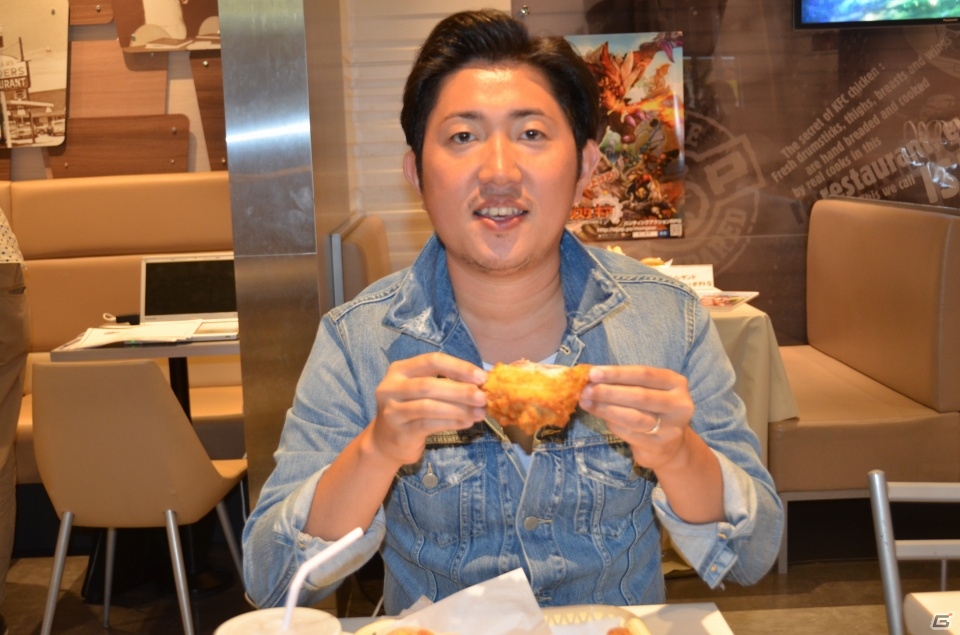 KFCのオリジナルチキンが食べ放題の「モンスターギア」コラボイベントが開催！中村Pと一緒にマルチプレイもの画像5