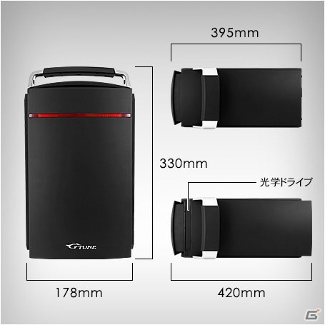 G-Tune、新オリジナルコンパクトシャーシを採用したゲーミングPC「LITTLEGEAR」シリーズを販売の画像2