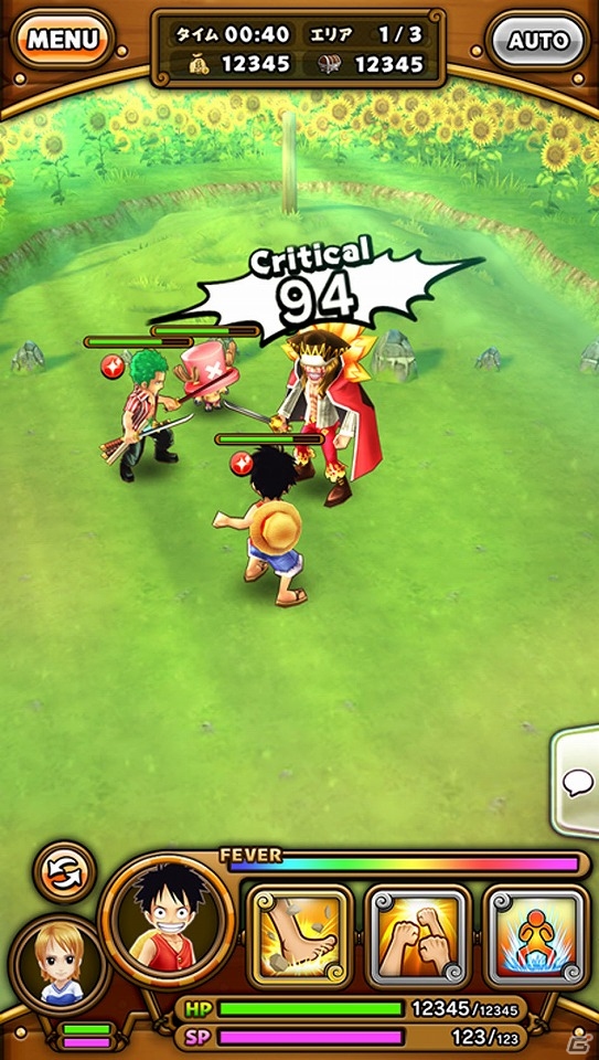 最大3人でのリアルタイムマルチプレイが楽しめる海賊共闘RPG「ONE PIECE サウザンドストーム」がiOS/Android向けに2016年に配信！の画像7