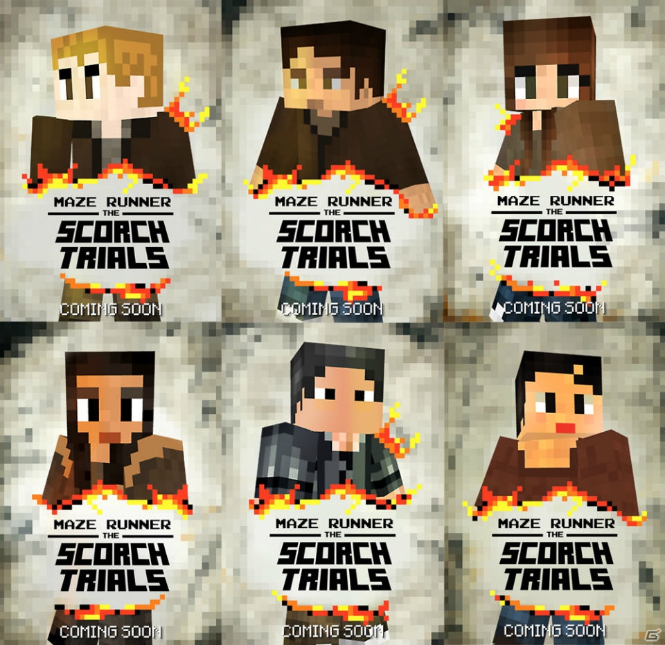 「メイズ・ランナー2：砂漠の迷宮」の世界が「マインクラフト」で再現―特別予告＆ポスターが公開！の画像1