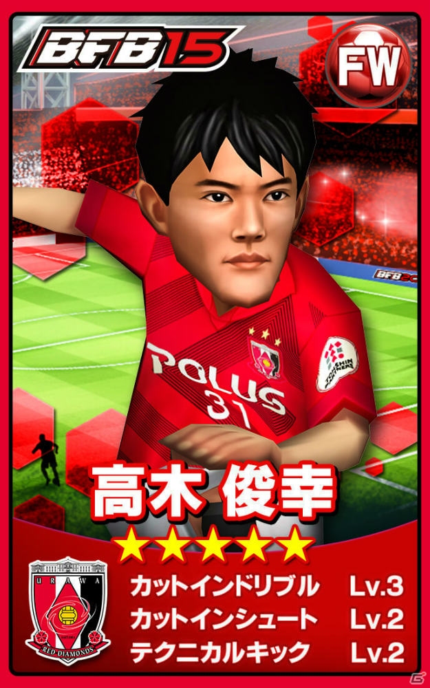 “野人”岡野雅行氏がiOS/Android「BFB 2015 サッカー育成ゲーム」に登場！浦和レッズタイアップ第3弾が9月30日より開催の画像7