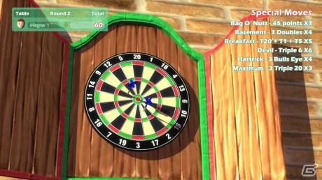 家族みんなでダーツ大会が楽しめるWii U「Darts Up」が配信開始！4種類のゲームモードを収録の画像3