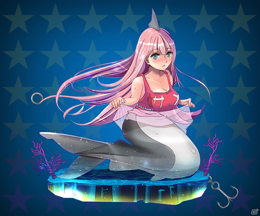 Mobage「釣りっぱ」プレミアムガチャに「シャークマーメイド」「ホオジロマスク」ルアーが10月1日より登場！の画像2