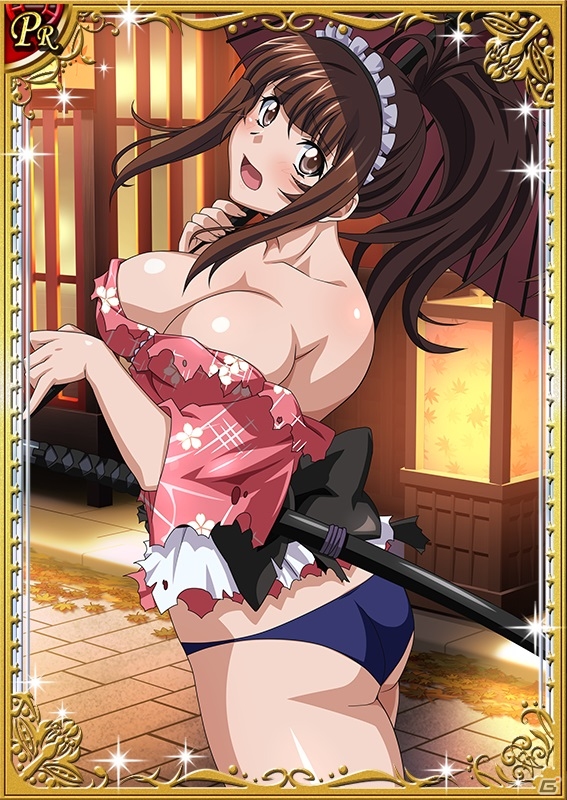 GREE/Mobage/dゲーム「一騎当千バーストファイト」和風メイドコスの「陳宮」が報酬のイベント「秋色絢爛☆和風メイド浪漫譚」が開催！の画像12