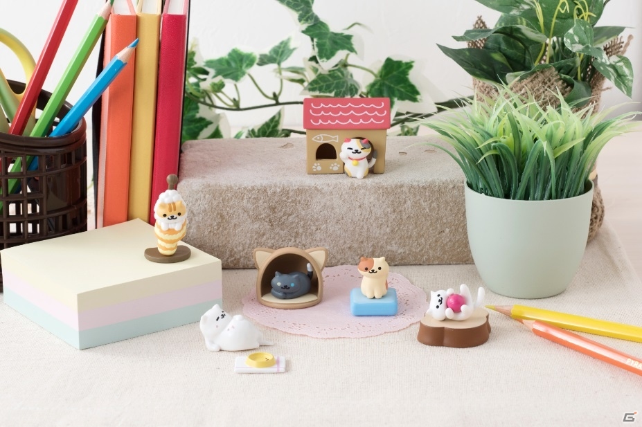 iOS/Android「ねこあつめ」のデスクトップフィギュアが10月に登場！限定記念品が当たるキャンペーンも実施の画像1