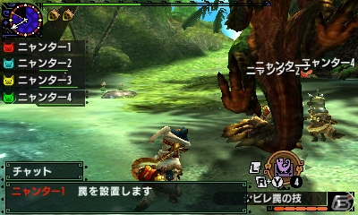 3DS「モンスターハンタークロス」オトモアイルーを操作できる「ニャンターモード」を紹介！メインモンスターの一角・タマミツネの生態も明らかにの画像16