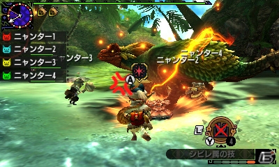 3DS「モンスターハンタークロス」オトモアイルーを操作できる「ニャンターモード」を紹介！メインモンスターの一角・タマミツネの生態も明らかにの画像17