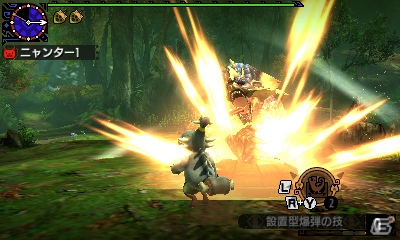 3DS「モンスターハンタークロス」オトモアイルーを操作できる「ニャンターモード」を紹介！メインモンスターの一角・タマミツネの生態も明らかにの画像22