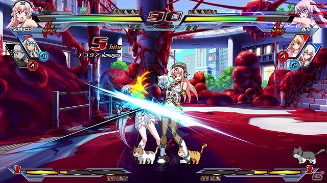 PS4/PS3「ニトロプラス ブラスターズ -ヒロインズ インフィニット デュエル-」アンナ、黒のフランコ、沙紅羅らが参戦！ネットワーク対戦などのシステムも紹介の画像18