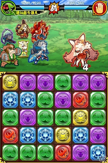 iOS/Android「戦国パズル!!あにまる大合戦」に「THE KEMONO」プロジェクトのマスコットキャラ・シーニャが登場！の画像4