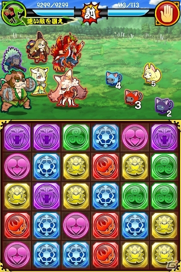 iOS/Android「戦国パズル!!あにまる大合戦」に「THE KEMONO」プロジェクトのマスコットキャラ・シーニャが登場！の画像5
