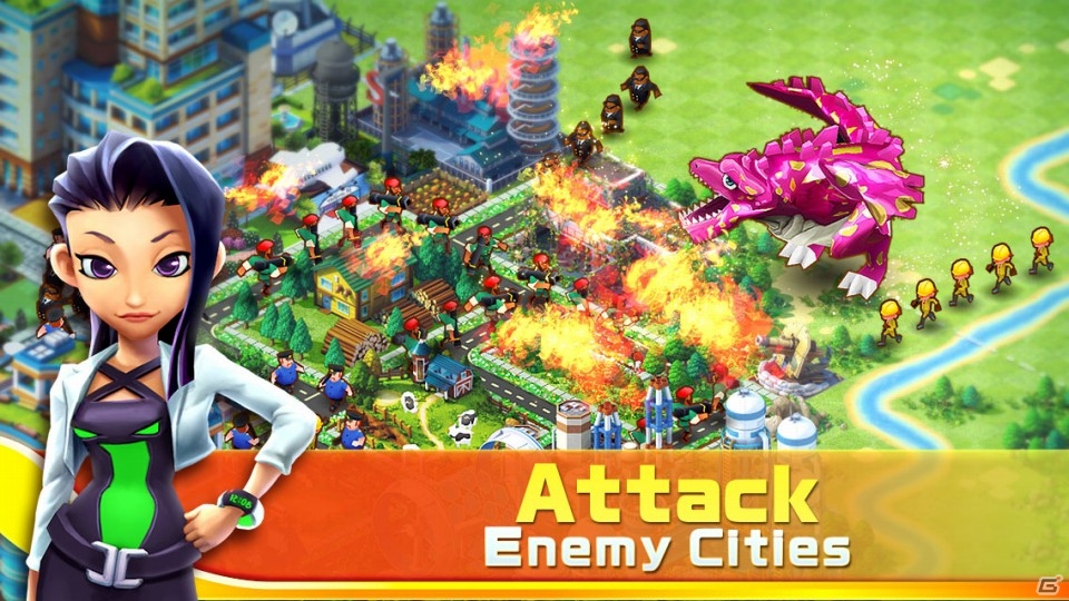 iOS/Android「ランブル・シティ」をベースにしたスマートフォンアプリ「Super City Smash」がフィリピン、タイにて配信の画像4