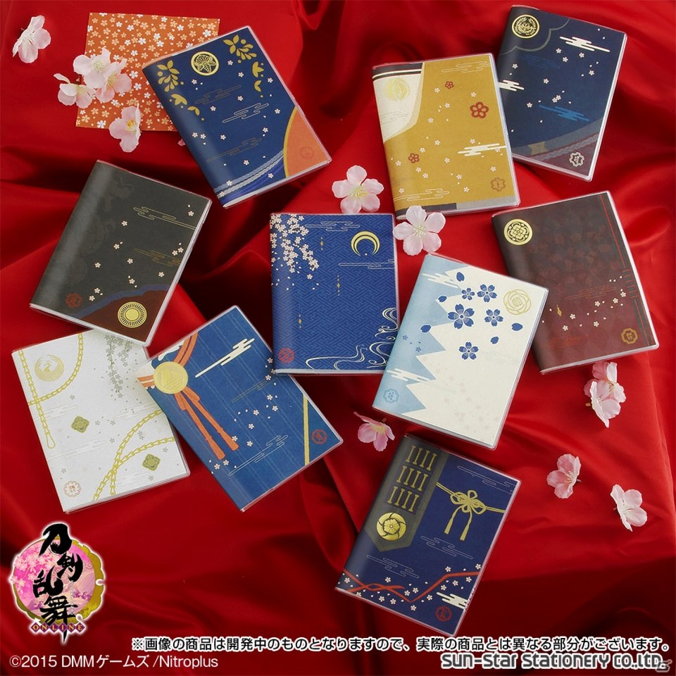 「刀剣乱舞-ONLINE-」三日月宗近や一期一振など28振のプチシールが発売決定！2016年手帳も予約受付中の画像8