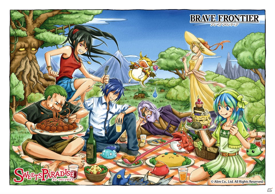 iOS/Android「ブレイブ フロンティア」コラボカフェが全国4店舗のスイーツパラダイスにて10月9日より順次オープン！の画像2