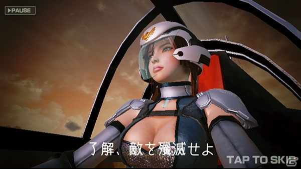 Unreal Engine4を駆使した戦闘機×美少女！3Dシューティング「スカーレット☆ファイターズ」がiOS/Android向けに配信の画像2