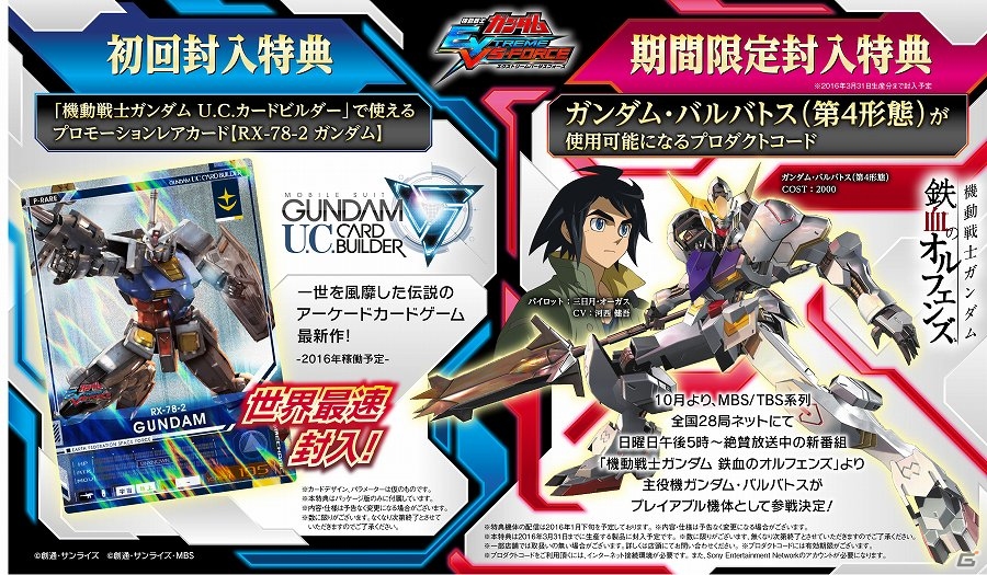 PS Vita「機動戦士ガンダム エクストリームバーサスフォース」気になる大規模部隊戦などのゲームシステムを紹介したPV第1弾が公開！の画像1